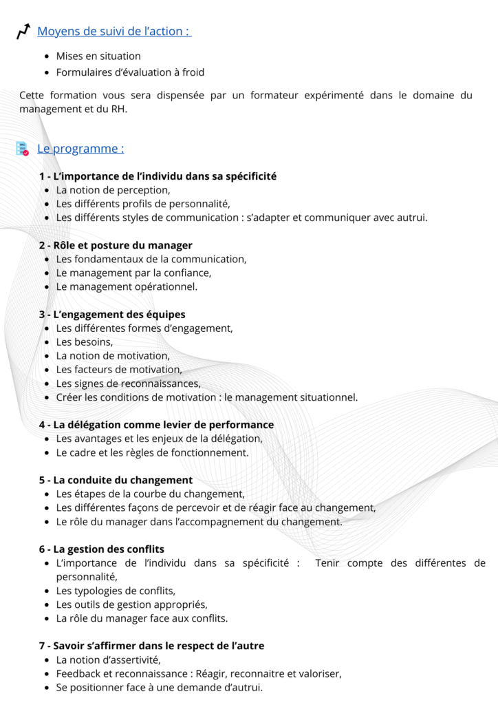 Les Fondamentaux Du Management RSM FRANCE RH